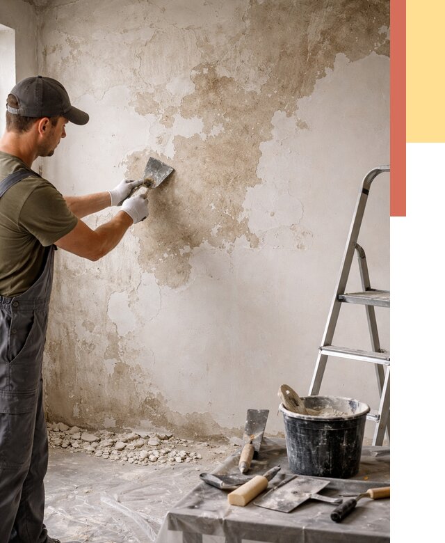 Снятие старой шпаклевки в Усть-Джегуте от 1873 руб. — быстро и недорого | ОТДЕЛОЧНИК-Стд