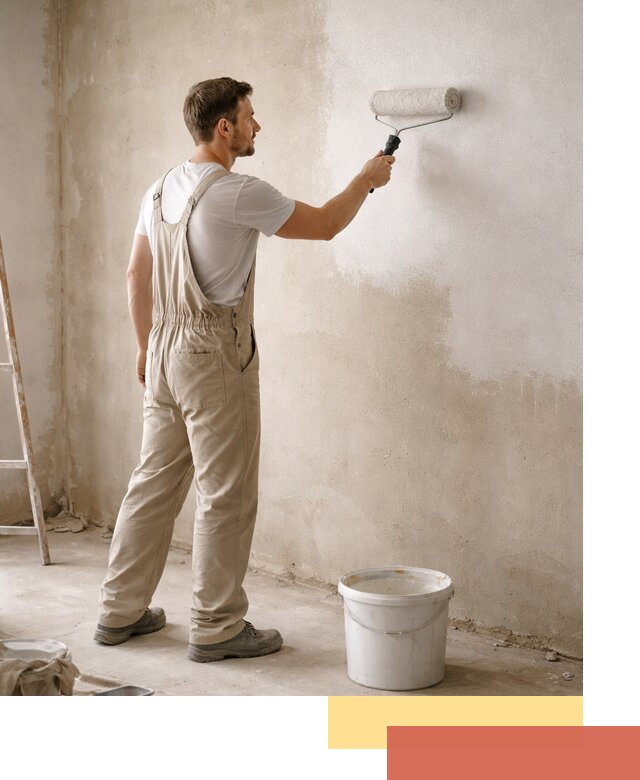 Грунтовка стен под отделку в Усть-Джегуте профессиональным раствором
