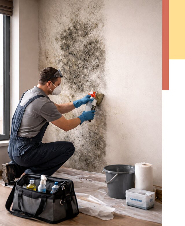 Удаление плесени со стен в Усть-Джегуте от 2176 руб. — быстро и недорого | ОТДЕЛОЧНИК-Стд
