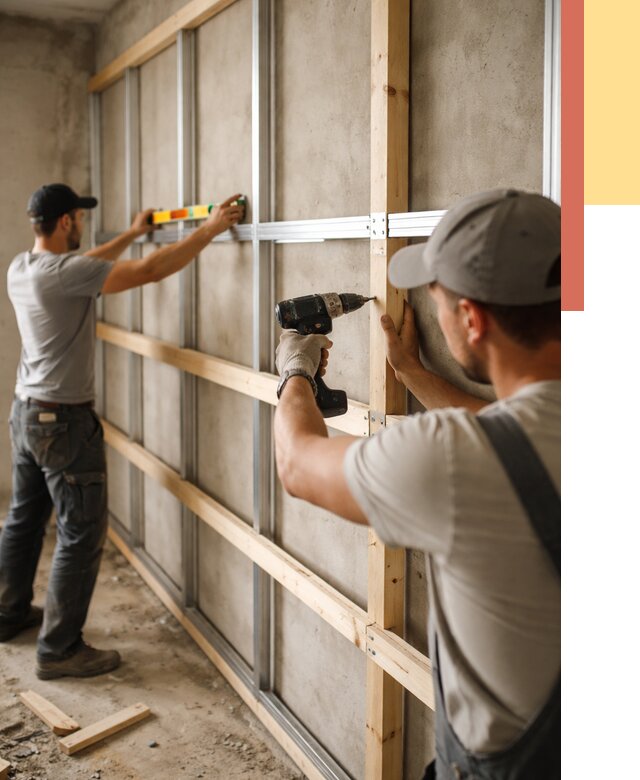 Устройство обрешетки под панели в Усть-Джегуте от 2126 руб. — монтаж под ключ | ОТДЕЛОЧНИК-Стд