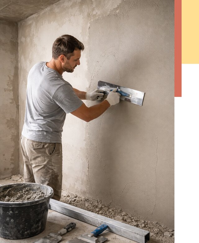 Штукатурка стен без маяков в Усть-Джегуте от 7289 руб/м2 — услуги и цена | ОТДЕЛОЧНИК-Стд