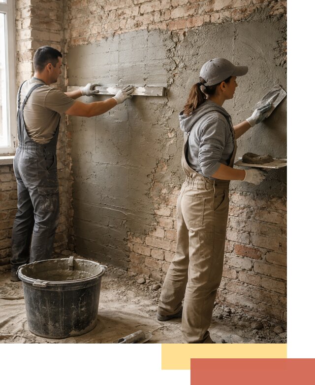 Штукатурка кирпичных стен в Усть-Джегуте — качественно и надежно