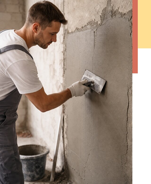 Штукатурка стен под плитку в Усть-Джегуте от 4252 руб./м2 — выравнивание под плитку | ОТДЕЛОЧНИК-Стд