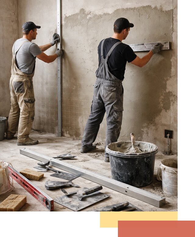 Профессиональная штукатурка стен под плитку в Усть-Джегуте