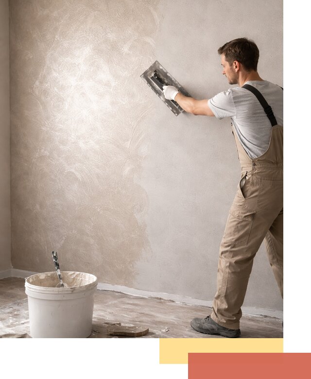 Декоративная штукатурка «Мокрый шелк» под ключ в Усть-Джегуте