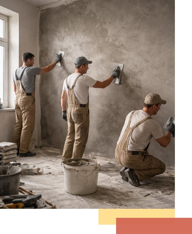 Декоративная штукатурка под бетон в Усть-Джегуте для стен и потолков