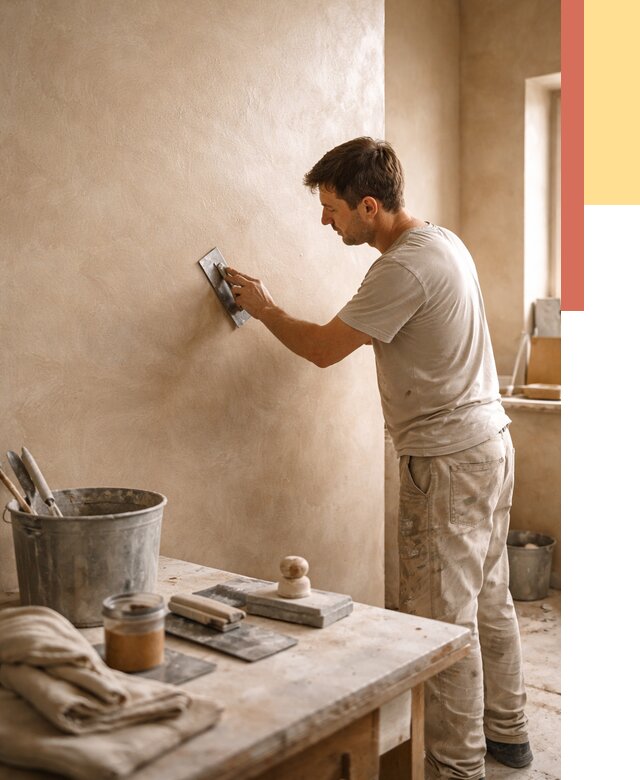 Марокканская штукатурка таделакт в Усть-Джегуте под ключ от 4252 руб. | ОТДЕЛОЧНИК-Стд