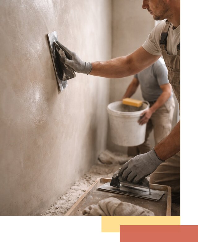 Нанесение марокканской штукатурки таделакт в Усть-Джегуте
