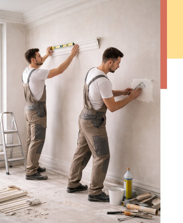 Монтаж лепнины на стены в Усть-Джегуте от 4555 руб. — недорого, быстро | ОТДЕЛОЧНИК-Стд