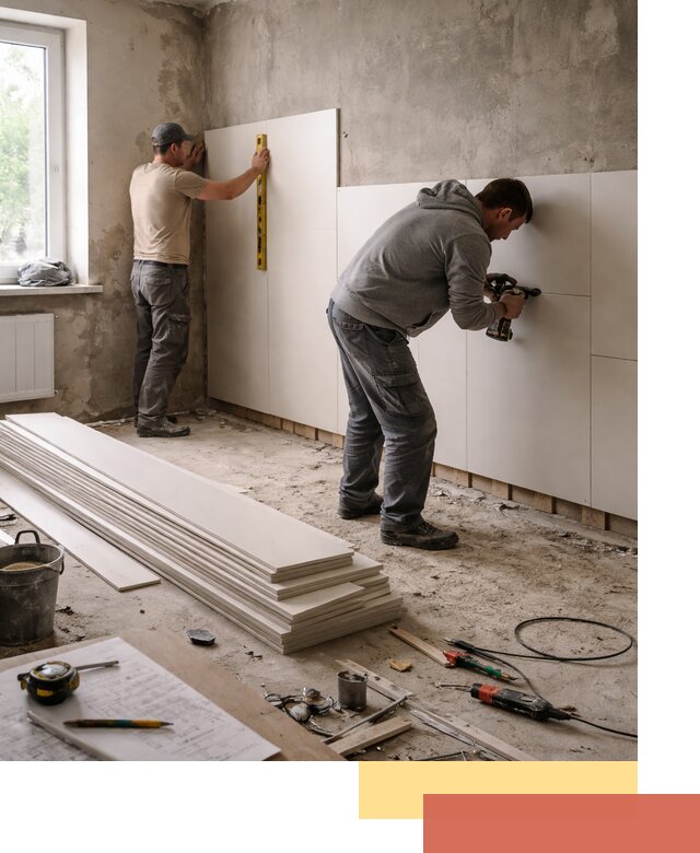 Монтаж ПВХ панелей на стены в Усть-Джегуте качественно и быстро