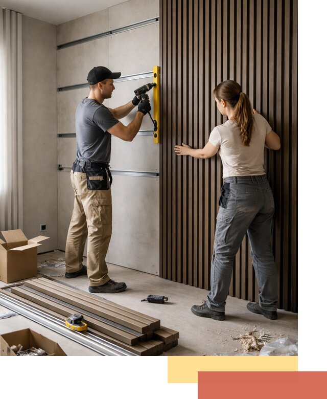 Монтаж реечных панелей на стены в Усть-Джегуте