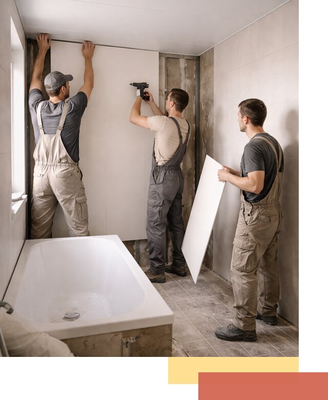 Отделка ванной панели ПВХ профессионально в Усть-Джегуте