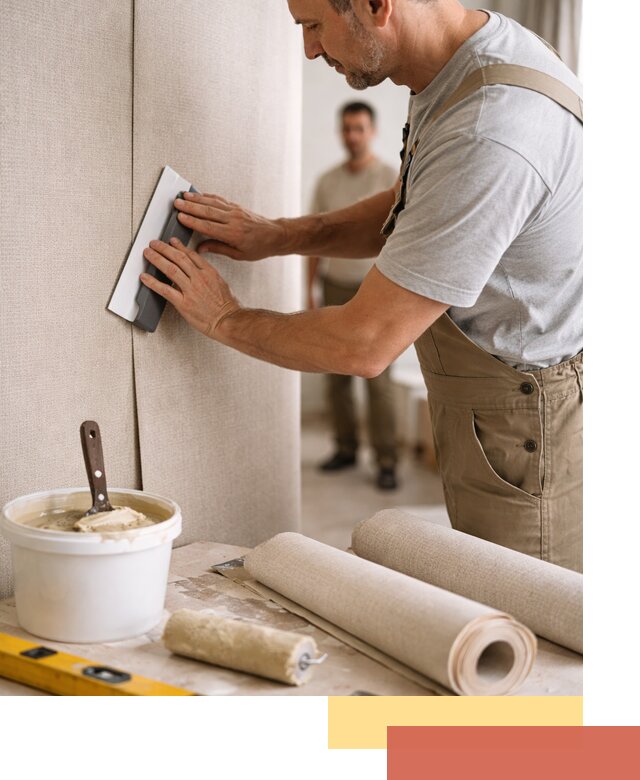 Поклейка текстильных обоев в Усть-Джегуте профессионально и аккуратно