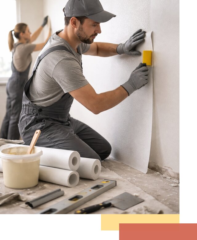 Поклейка стеклообоев профессионально в Усть-Джегуте