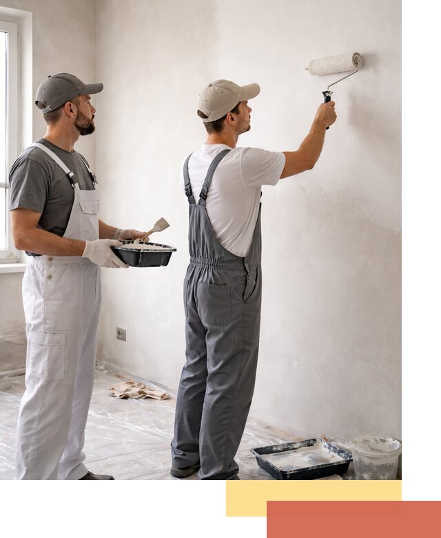 Покраска стен водоэмульсионной краской в Усть-Джегуте