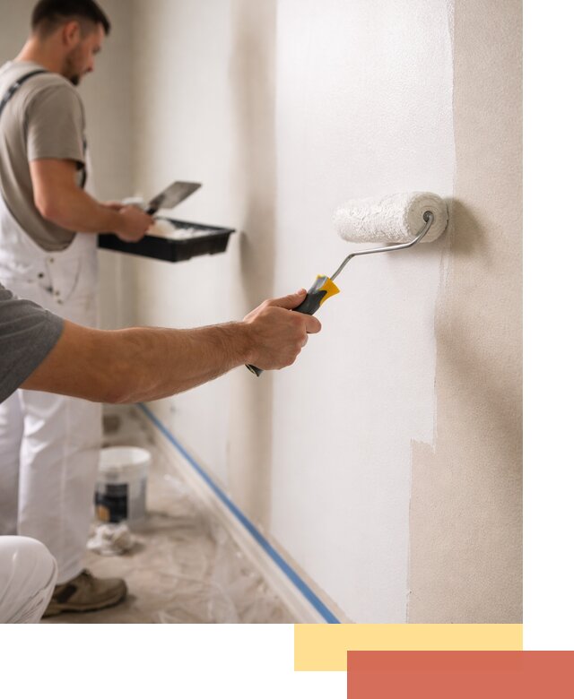 Покраска стен акриловой краской профессионально в Усть-Джегуте