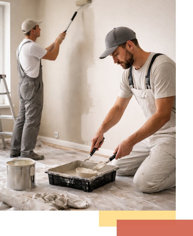 Покраска стен в квартире в Усть-Джегуте — профессионально и аккуратно