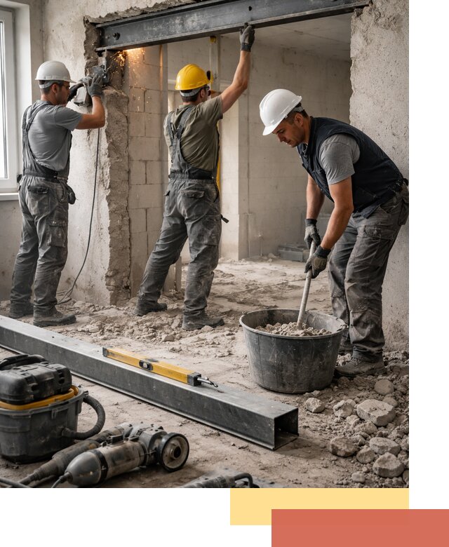 Создание проемов в стенах и несущих конструкциях в Усть-Джегуте