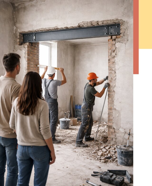 Усиление проема в стене в Усть-Джегуте от 9617 руб. — усиление дверного проема металлоконструкцией | ОТДЕЛОЧНИК-Стд