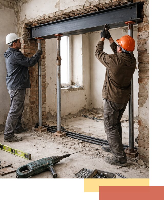 Усиление проема в стене в Усть-Джегуте для расширения и безопасности