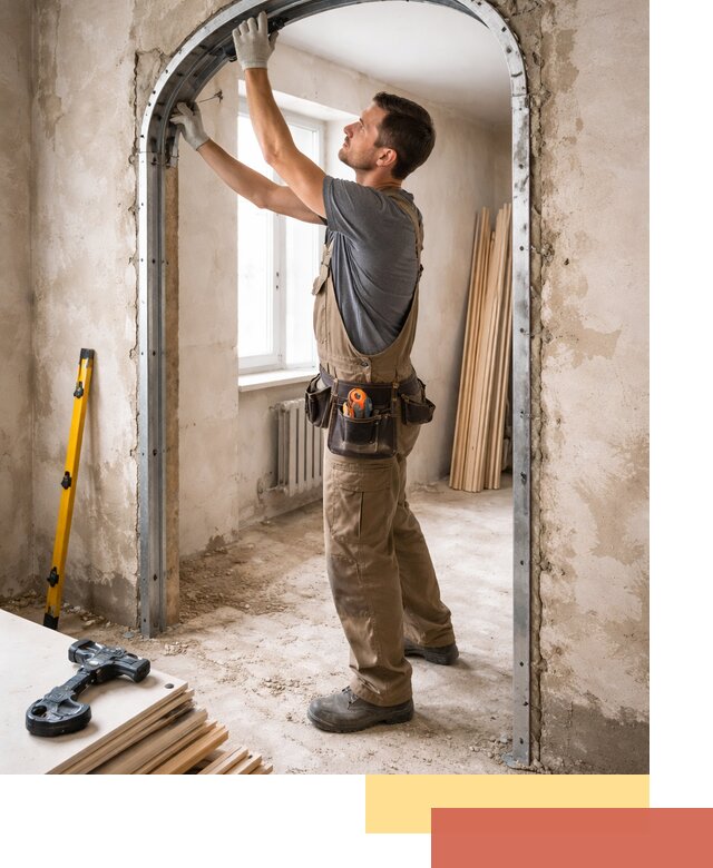 Устройство арочного проема в Усть-Джегуте под ключ