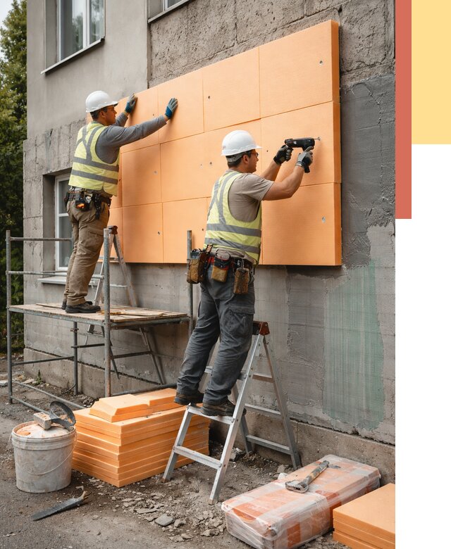 Утепление стен пеноплексом в Усть-Джегуте от 1873 руб./м2 — быстро и недорого | ОТДЕЛОЧНИК-Стд