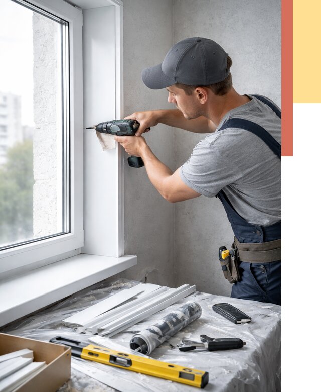 Установка пластиковых откосов в Усть-Джегуте от 2278 руб. | ОТДЕЛОЧНИК-Стд монтаж, быстро и недорого