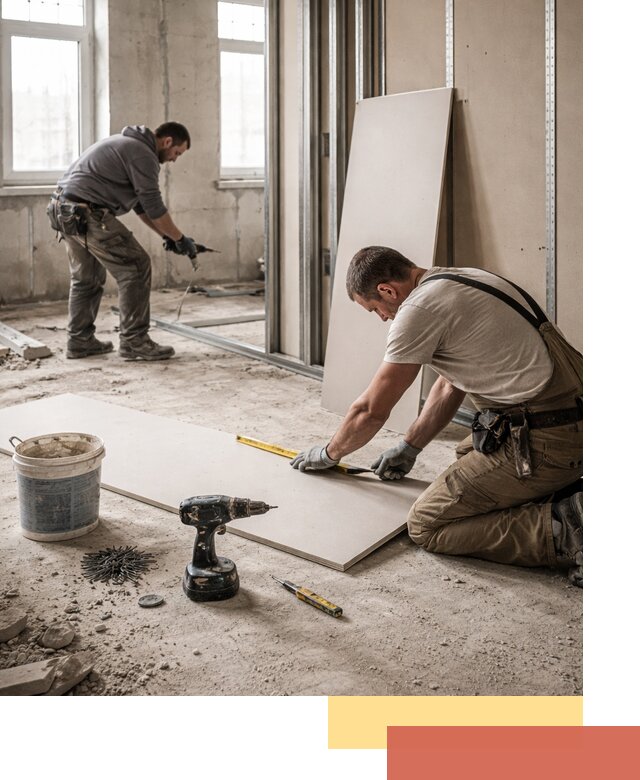 Кладка перегородок из ПГП под ключ в Усть-Джегуте