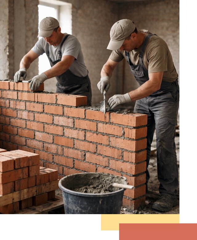 Кладка кирпичных перегородок под ключ в Усть-Джегуте