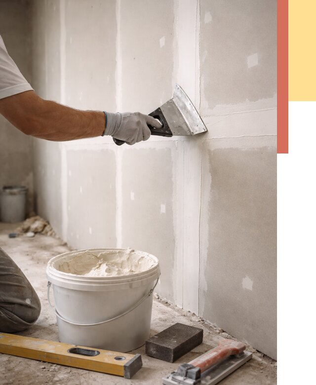 Шпаклевка перегородок из гипсокартона в Усть-Джегуте от 2531 руб. — услуги ОТДЕЛОЧНИК-Стд