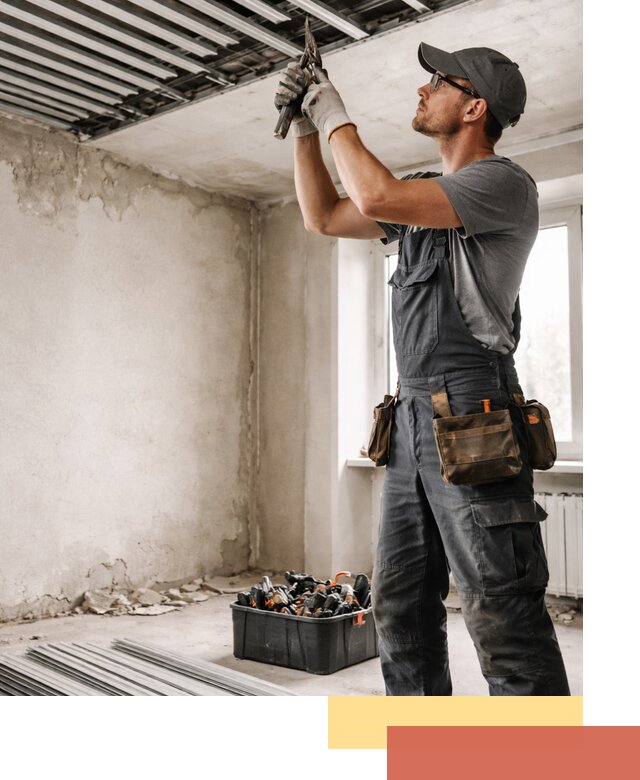 Демонтаж реечного потолка в Усть-Джегуте быстро и аккуратно