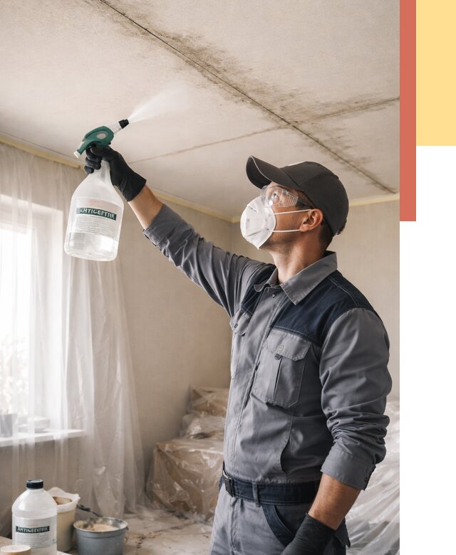 Антисептическая обработка потолка в Усть-Джегуте от 2531 руб. | ОТДЕЛОЧНИК-Стд