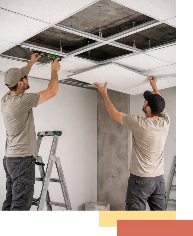 Монтаж потолка Армстронг под ключ в Усть-Джегуте