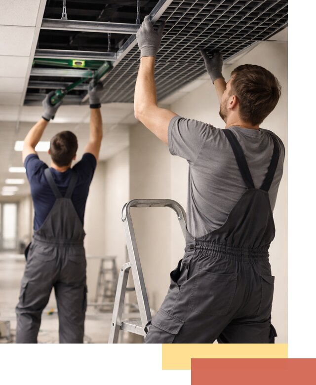 Монтаж потолка Грильято в Усть-Джегуте: установка под ключ качественно