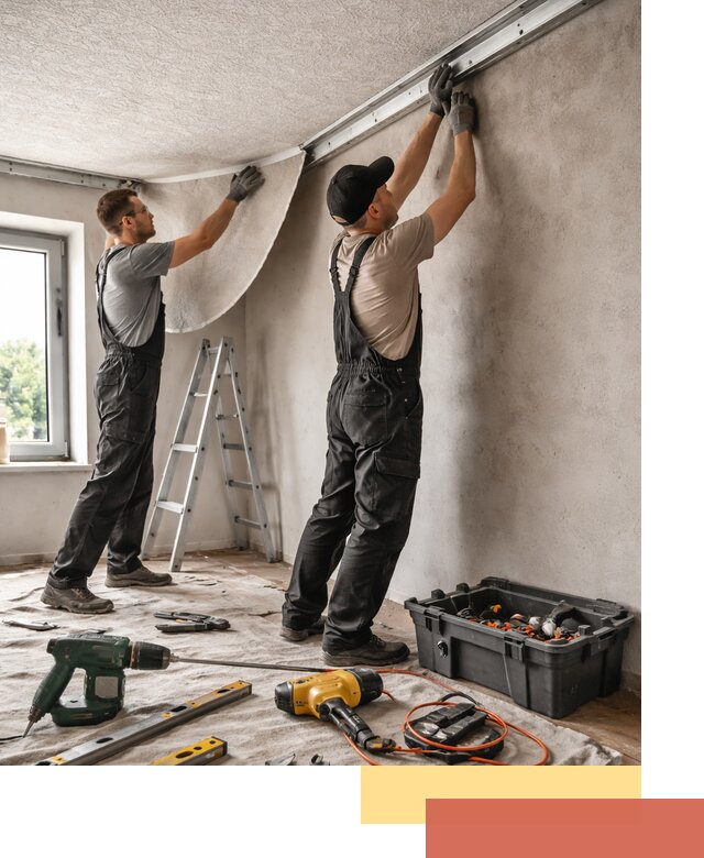 Монтаж фактурного натяжного потолка в Усть-Джегуте качественно и быстро