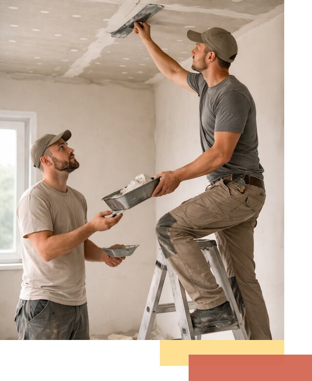 Шпаклевка потолка из гипсокартона в Усть-Джегуте качественно и быстро