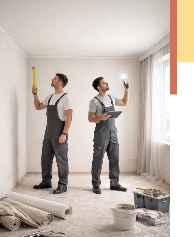 Отделка потолка в Усть-Джегуте недорого от 759 руб/м2 | Услуги ОТДЕЛОЧНИК-Стд