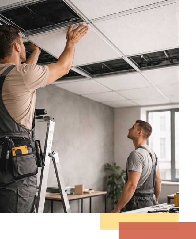 Монтаж потолочной плитки в Усть-Джегуте качественно и в срок