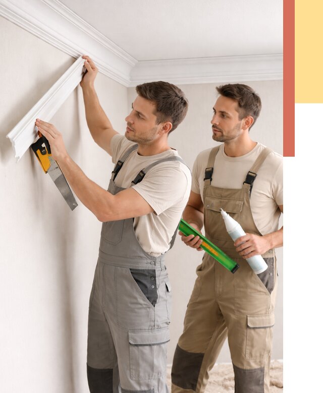Монтаж потолочного плинтуса в Усть-Джегуте от 2328 руб. — быстро и недорого | ОТДЕЛОЧНИК-Стд