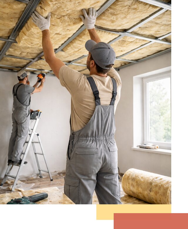 Утепление потолка под ключ в Усть-Джегуте качественно и быстро