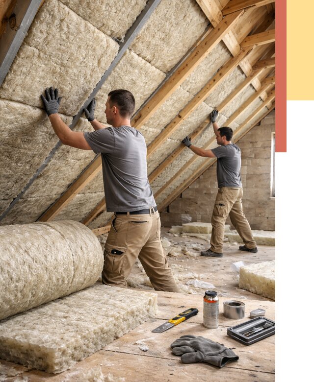 Утепление потолка минватой в Усть-Джегуте от 1468 руб. — быстро и недорого | ОТДЕЛОЧНИК-Стд