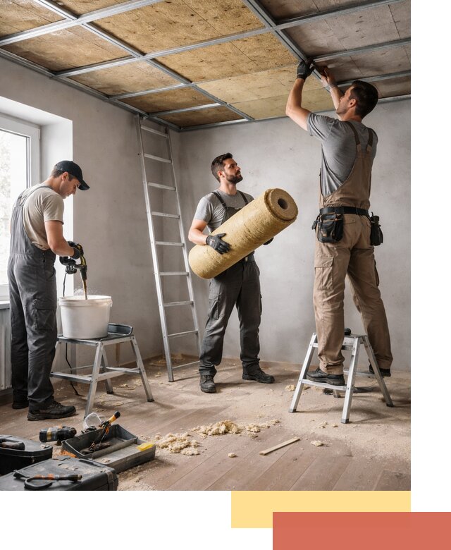 Шумоизоляция потолка в Усть-Джегуте: профессиональный монтаж и отделка