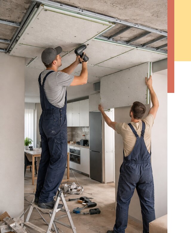 Шумоизоляция потолка панелями зипс в Усть-Джегуте от 1873 руб. под ключ | ОТДЕЛОЧНИК-Стд